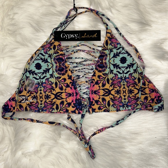 GYPSY 05 SAND | ✨NEW✨ String Bikini Top in Multi - Picture 2 of 3